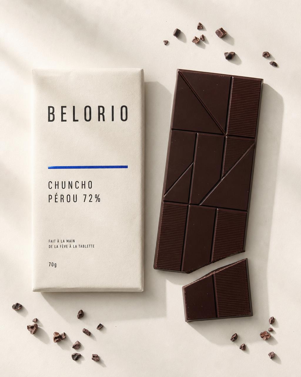 Tablette Belorio Chuncho Pérou 72 %