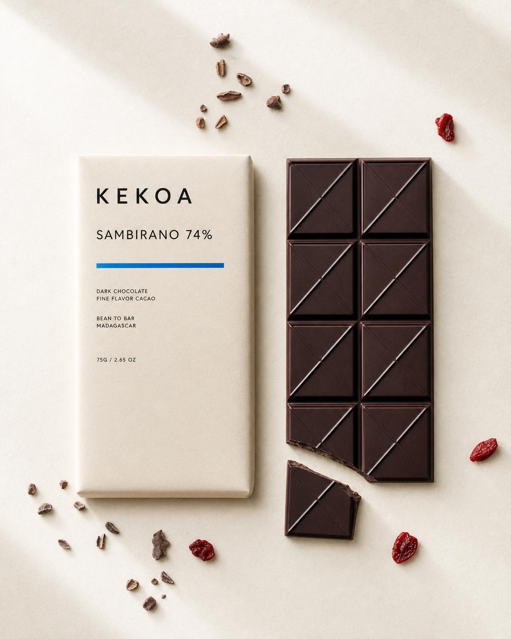 Tablette Kekoa Sambirano 74 %